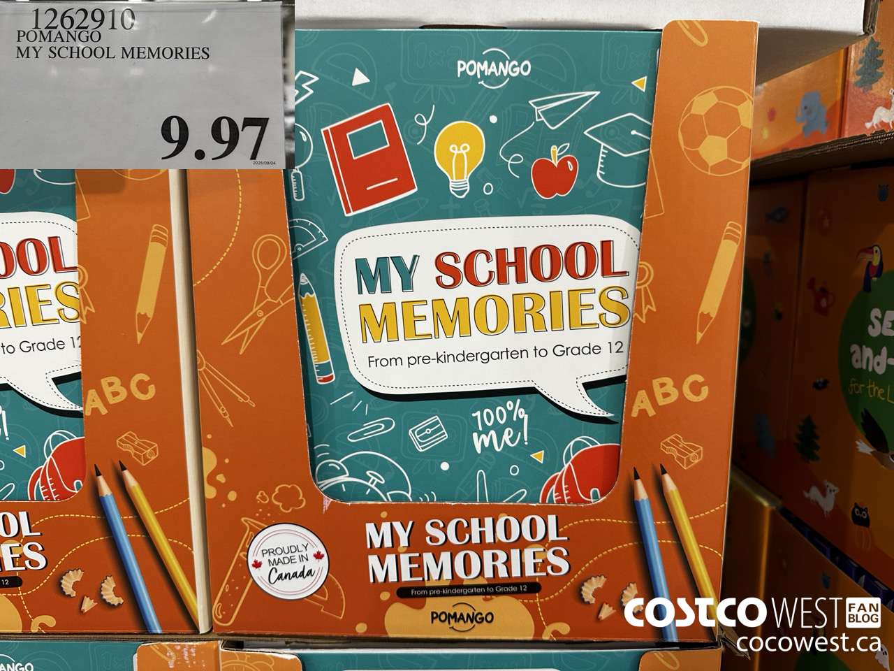 1262910 POMANGO MY SCHOOL MEMORIES $9.97