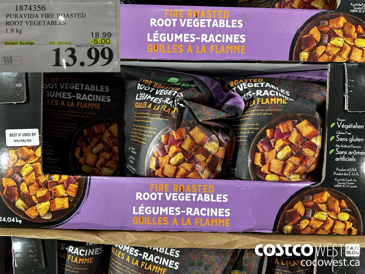 1874356 PURAVIDA FIRE ROASTED ROOT VEGETALES 1.8KG ($5.00 INSTANT SAVINGS EXPIRES ON 2025-10-26) $13.99