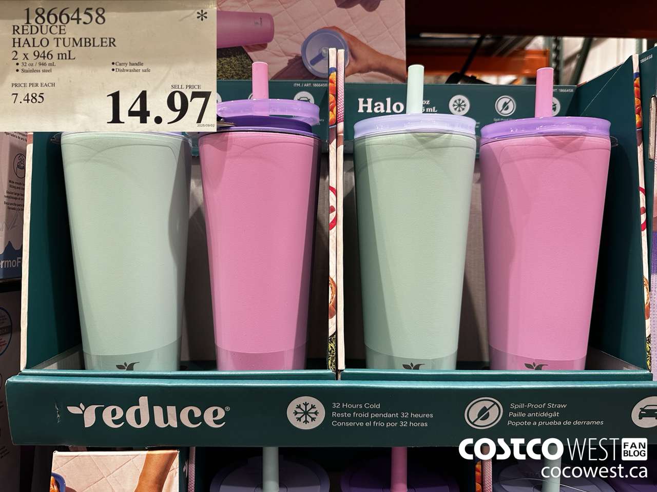 1866458 REDUCE HALO TUMBLER PACK OF 2 $14.97