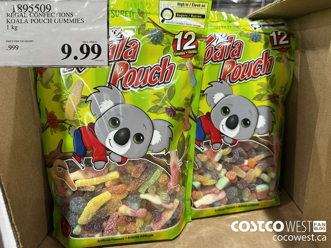 1895509 REGAL CONFECTIONS KOALA POUCH GUMMIES 1KG $9.99
