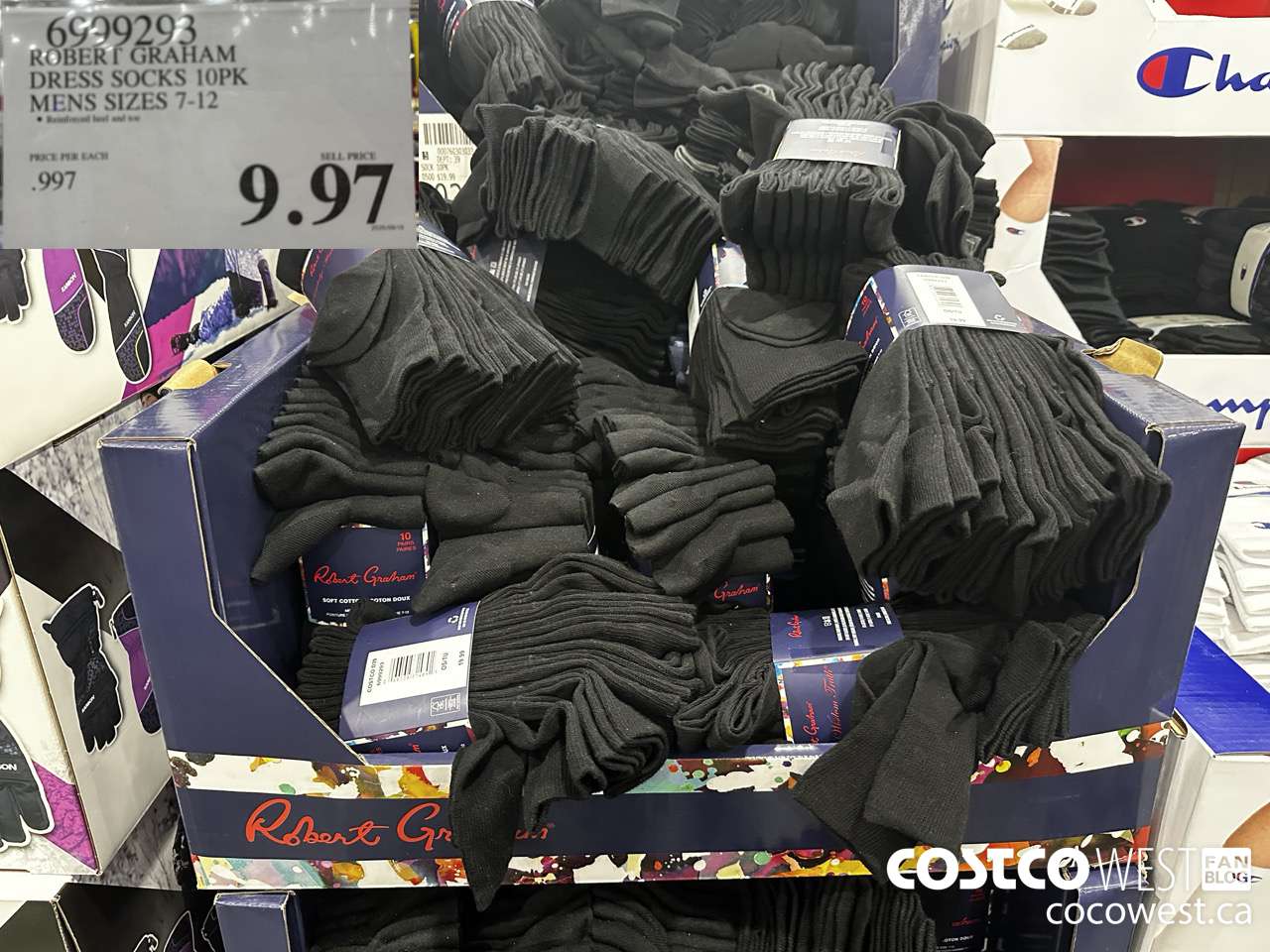 6999293 ROBERT GRAHAM DRESS SOCKS 10PK MENS SIZES 7-12 $9.97