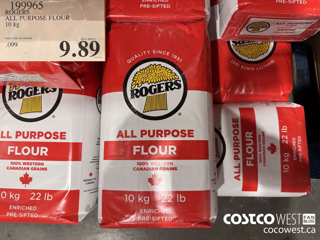 199965 ROGERS ALL PURPOSE FLOUR 10 kg $9.89