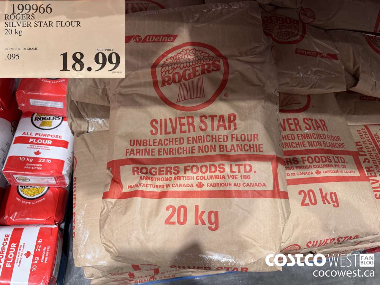 199966 ROGERS SILVER STAR FLOUR 20 kg $18.99