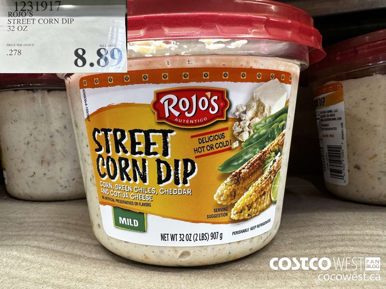 1231917 ROJO'S STREET CORN DIP 32 OZ  $8.89