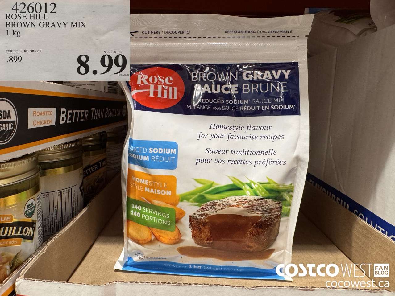 426012 ROSE HILL BROWN GRAVY MIX 1KG $8.99