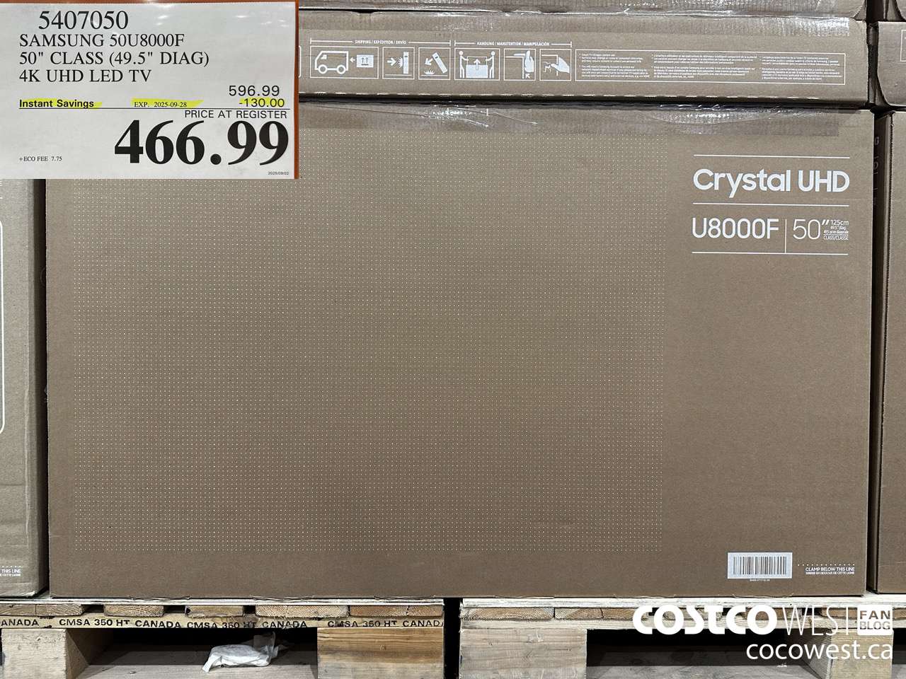 5407050 SAMSUNG 50U8000F 50