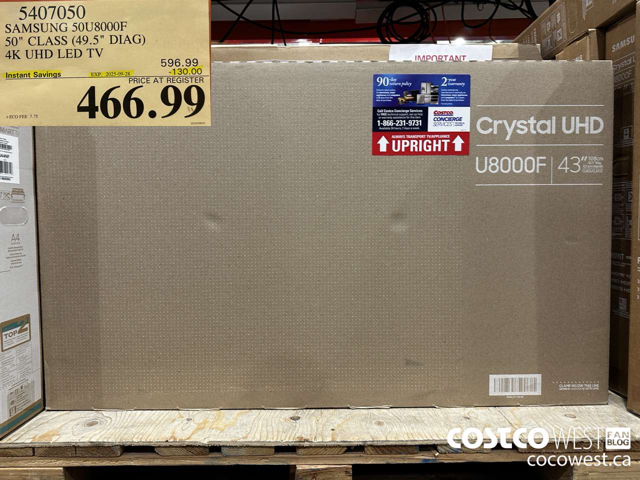 5407050 SAMSUNG 50U8000F 50