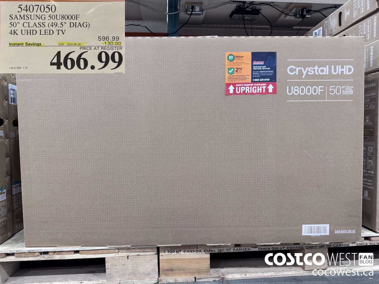 5407050 SAMSUNG 50U8000F 50