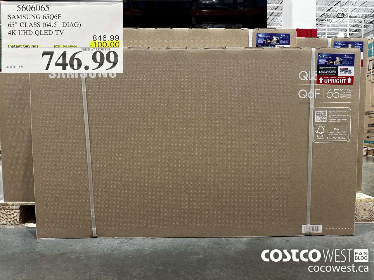 5606065 SAMSUNG 65Q6F 65