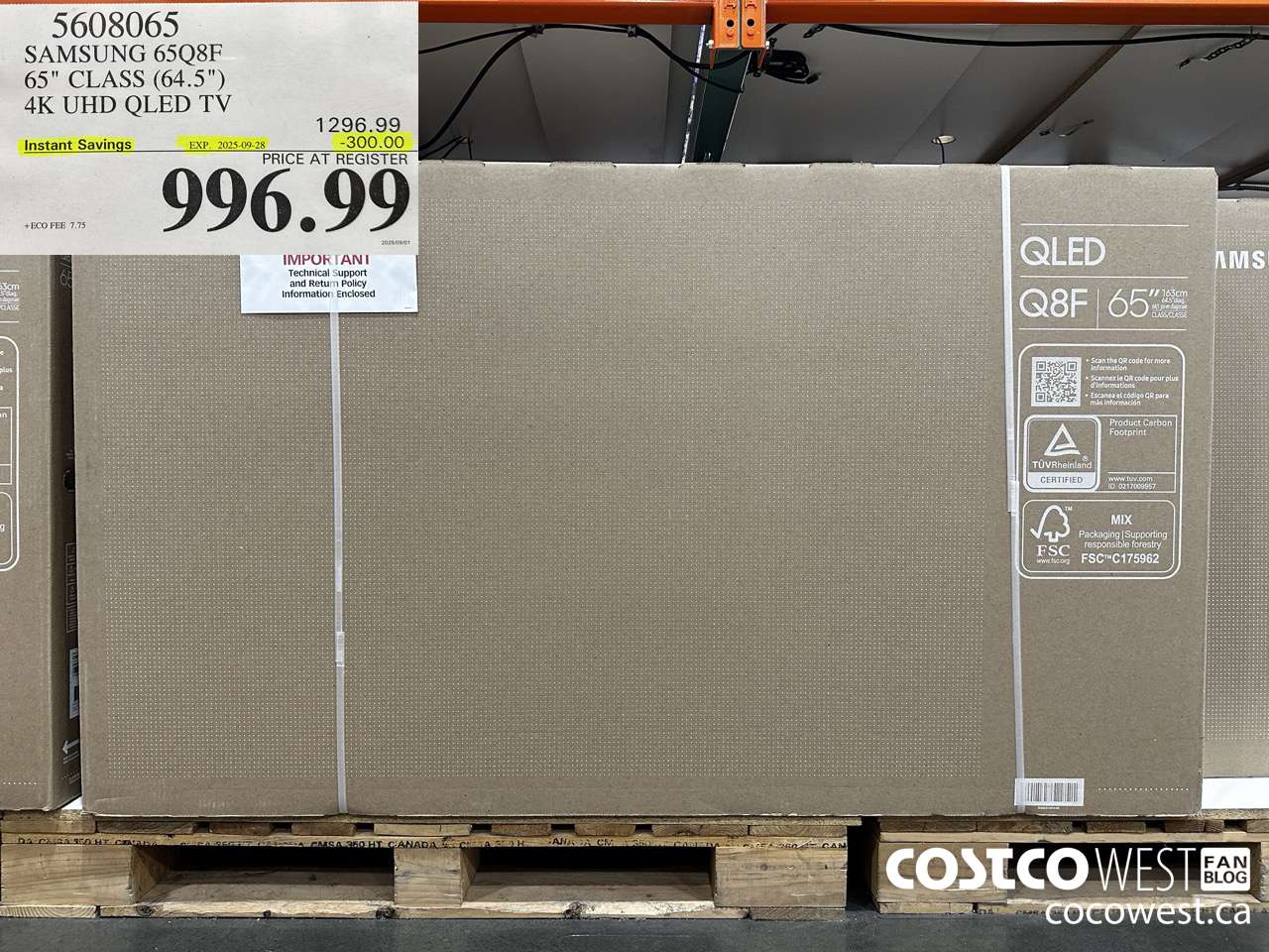 5608065 SAMSUNG 65Q8F 65