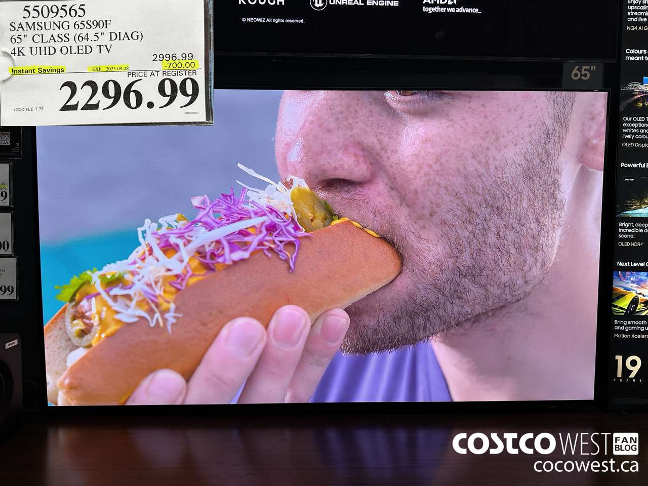 5509565 SAMSUNG 65S90F 65