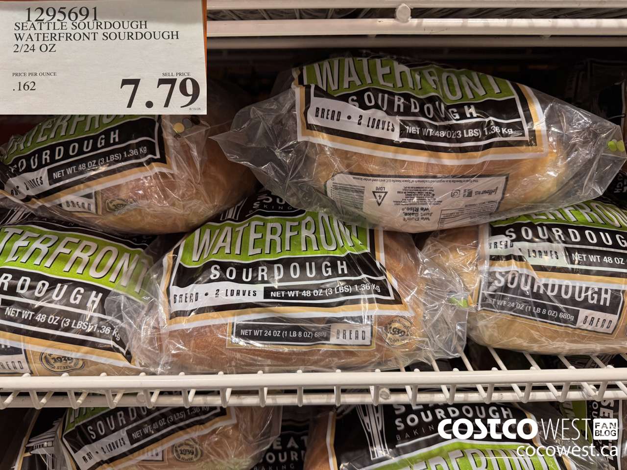 1295691 SEATTLE SOURDOUGH WATERFRONT 2/24 OZ $7.79