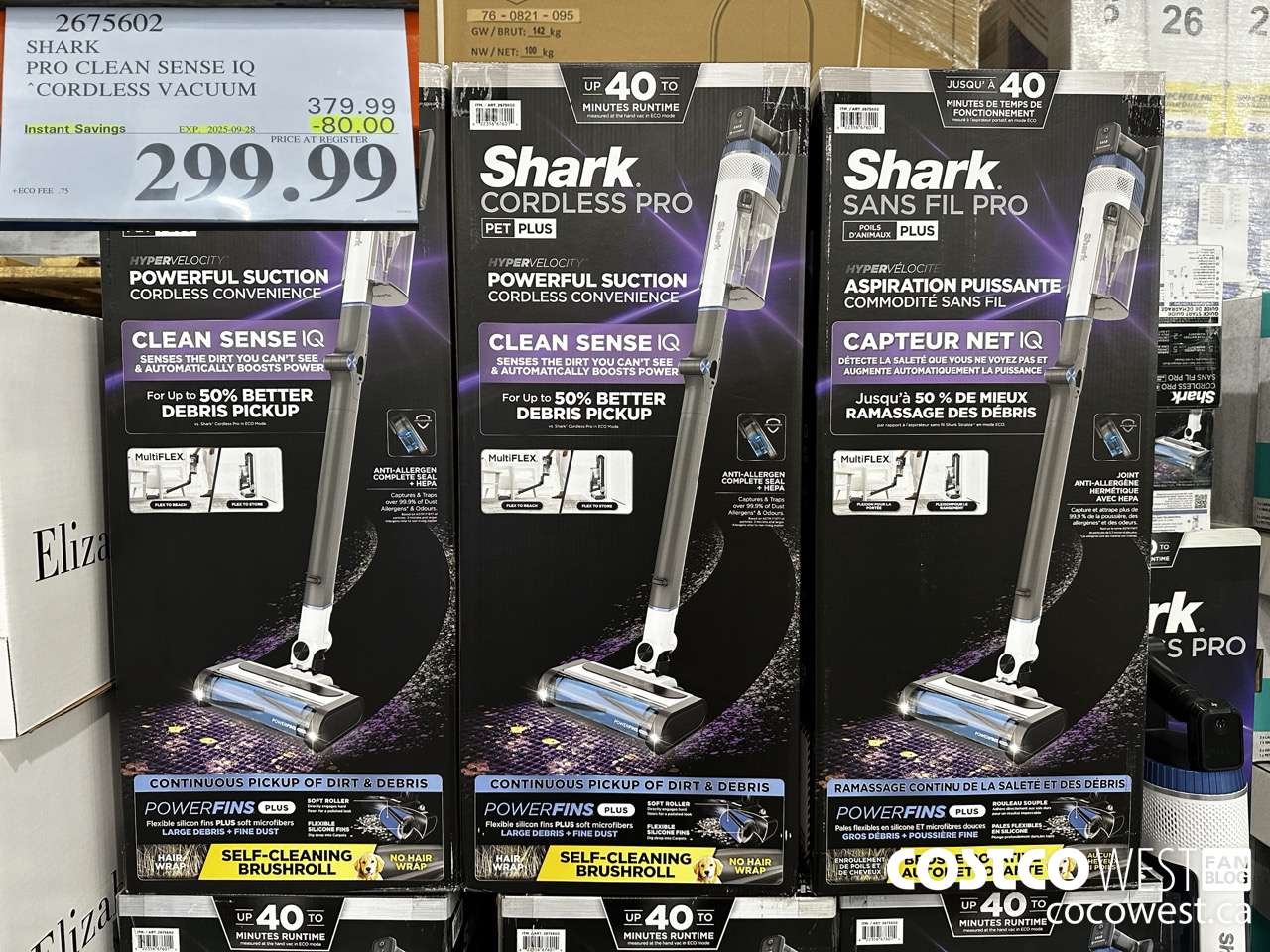 2675602 SHARK PRO CLEAN SENSE IQ CORDLESS VACUUM ($80.00 INSTANT SAVINGS EXPIRES ON 2025-09-28) $299.99