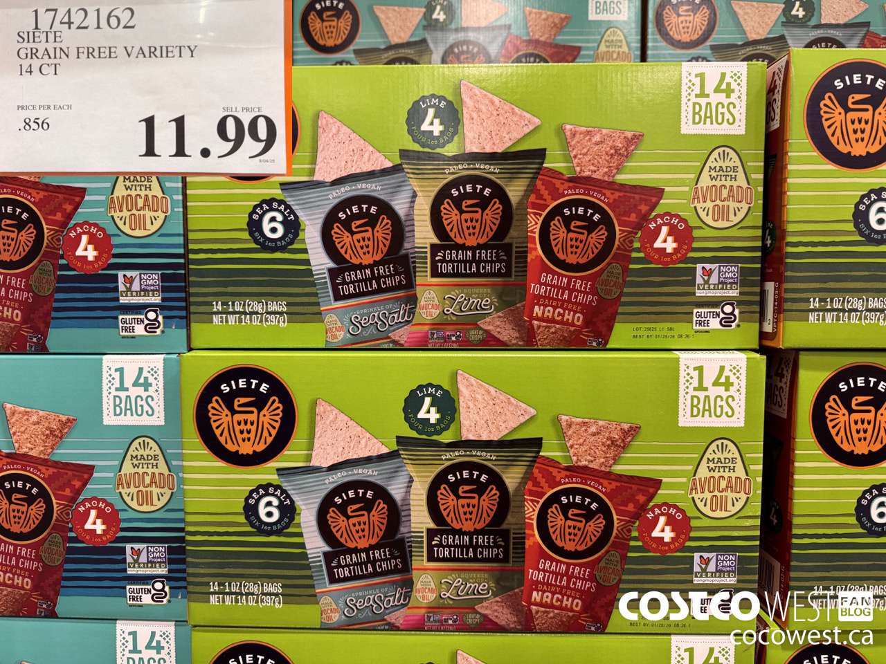 1742162 SIETE GRAIN FREE VARIETY 14 CT $11.99