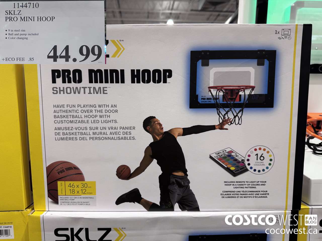1144710 SKLZ PRO MINI HOOP $44.99