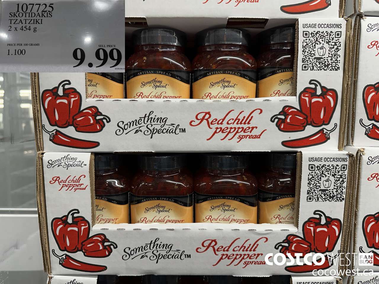 107725 SKOTIDAKIS TZATZIKI 2 x 454g $9.99