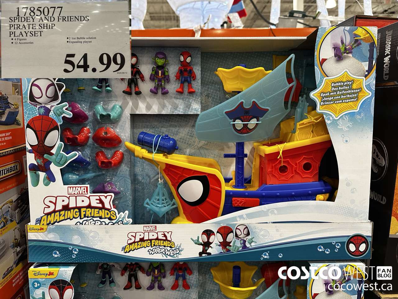 1785077 SPIDEY AND FRIENDS PIRATE SHIP PLAYSET $54.99