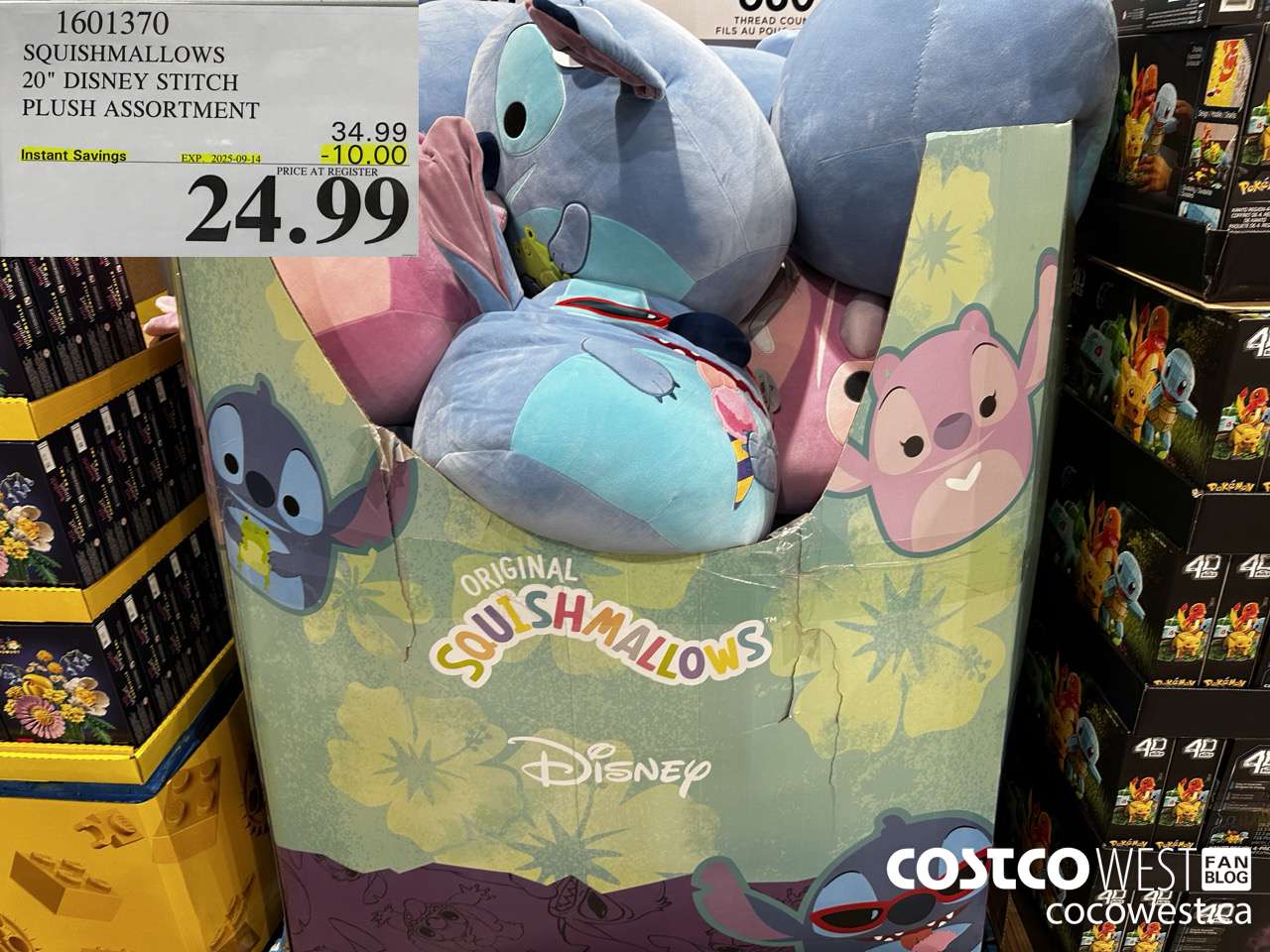 1601370 SQUISHMALLOWS DISNEY STITCH 20inch PLUSH  ($10.00 INSTANT SAVINGS EXPIRES ON 2025-09-14) $24.99