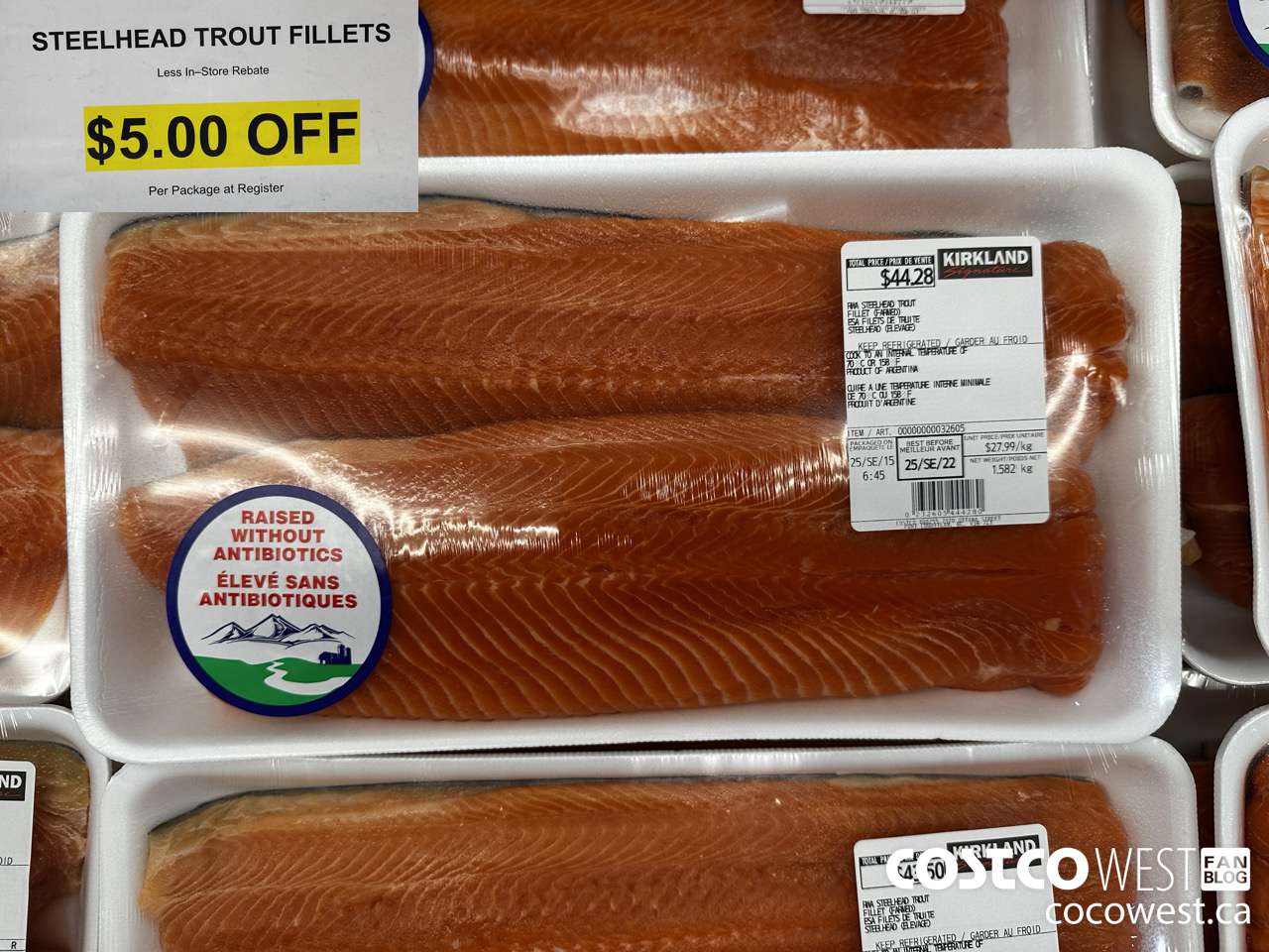 32605 STEELHEAD TROUT FILLET (FARMED) ($5.00 INSTANT SAVINGS)
