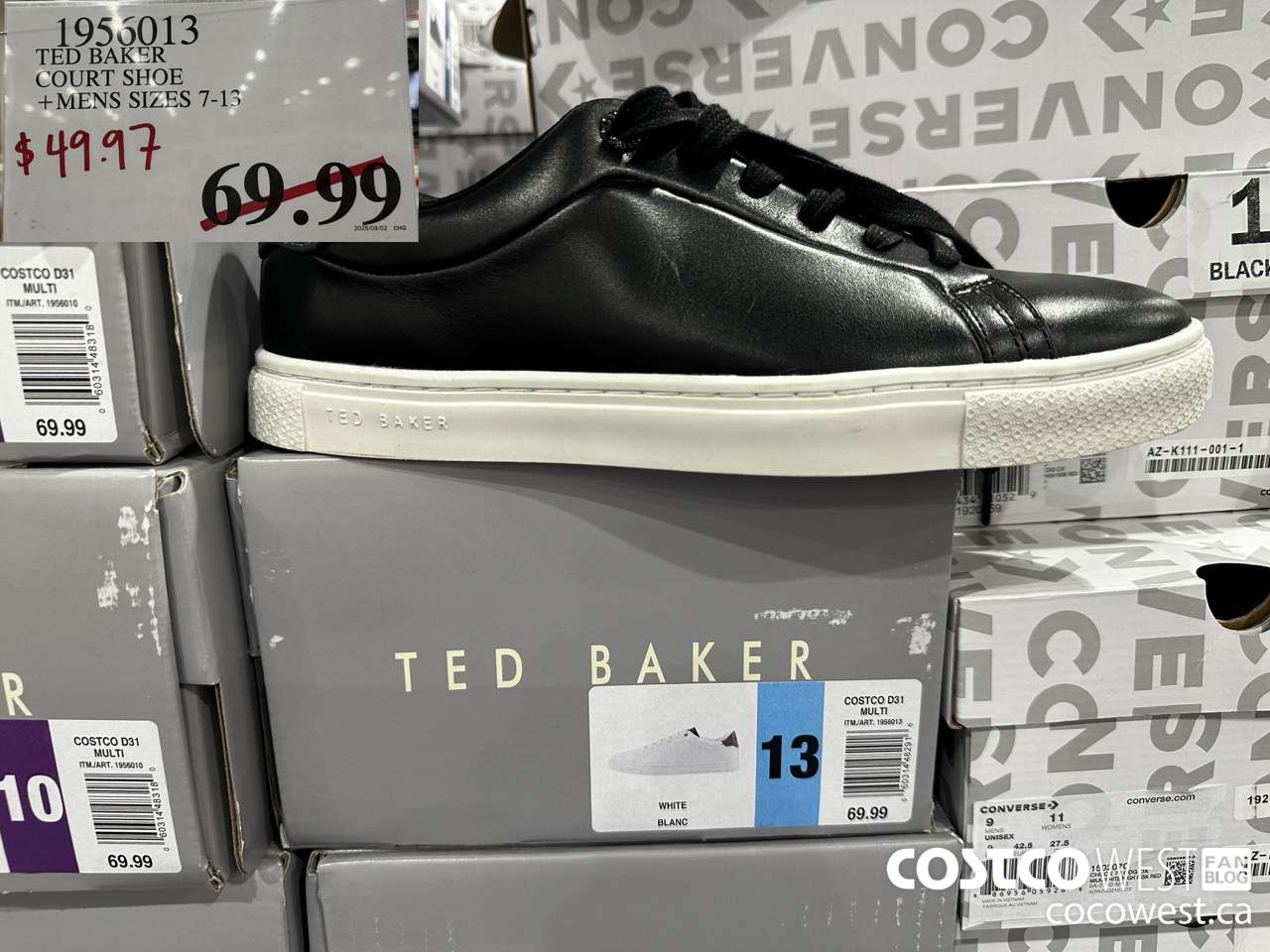 1956013 TED BAKER COURT SHOE MENS SIZES 7-13 $49.97