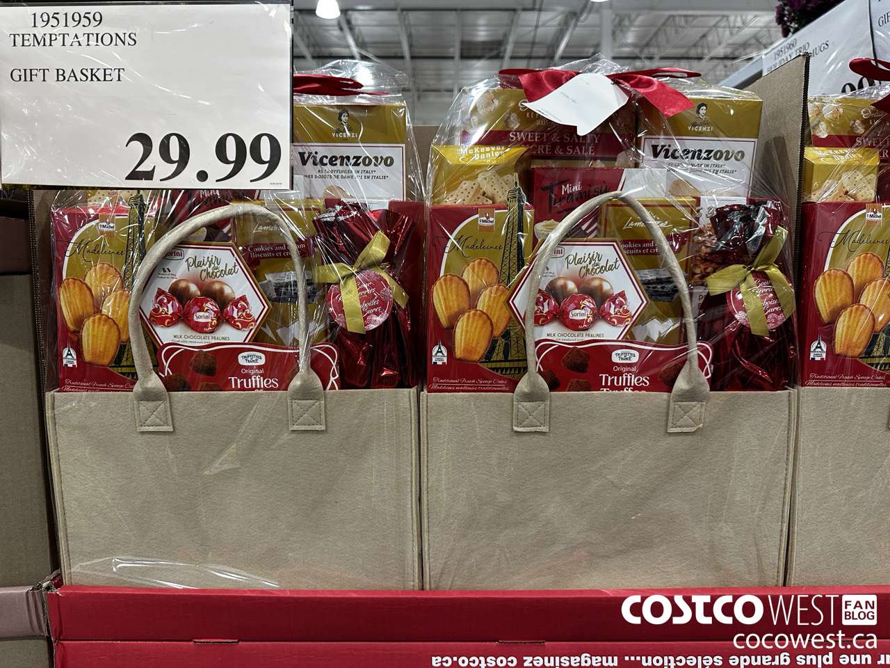 1951959 TEMPTATIONS GIFT BASKET $29.99