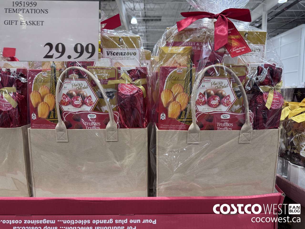 1951959 TEMPTATIONS GIFT BASKET $29.99