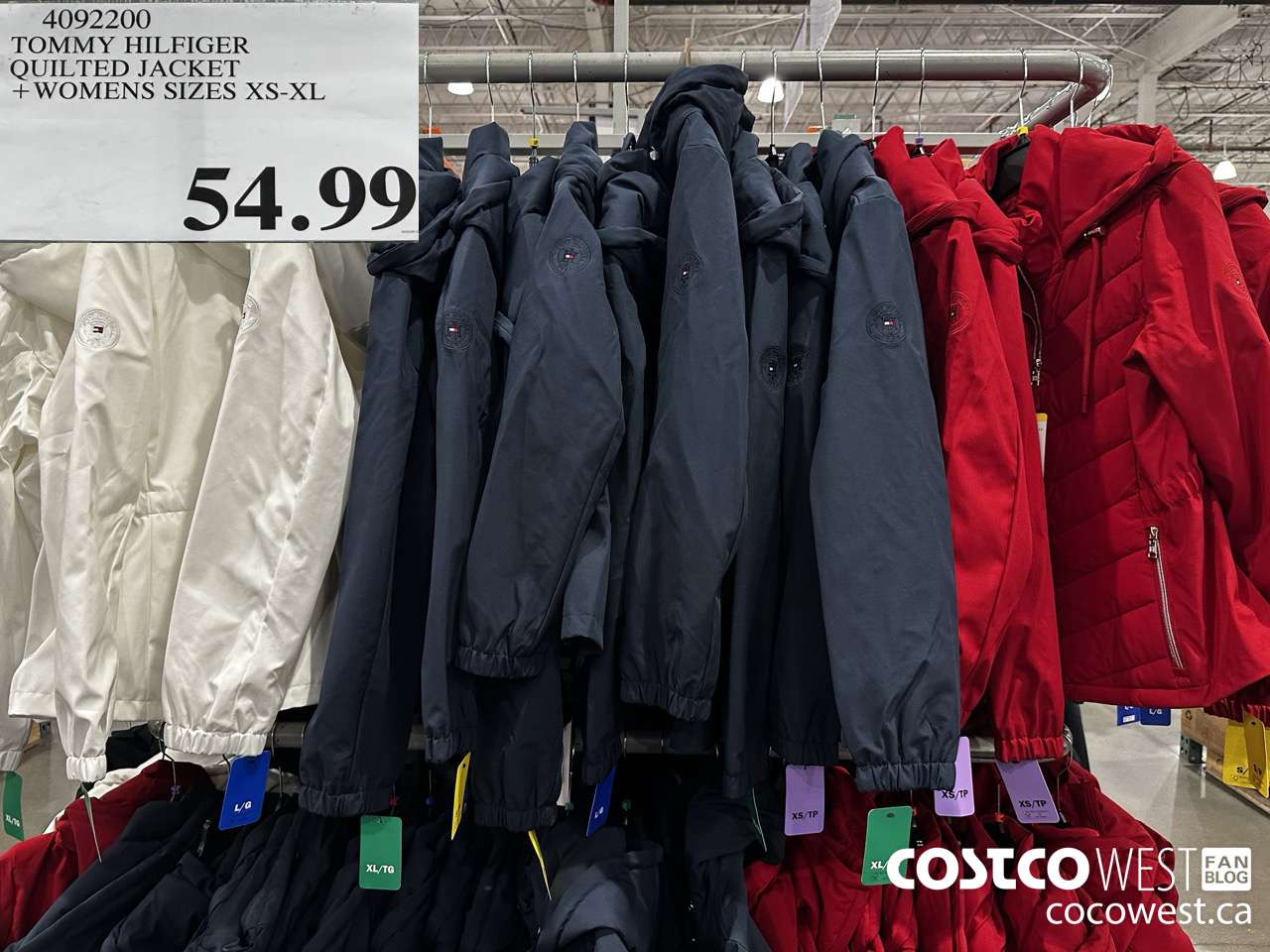 4092200 TOMMY HILFIGER QUILTED JACKET WOMENS SIZES XS-XL $54.99