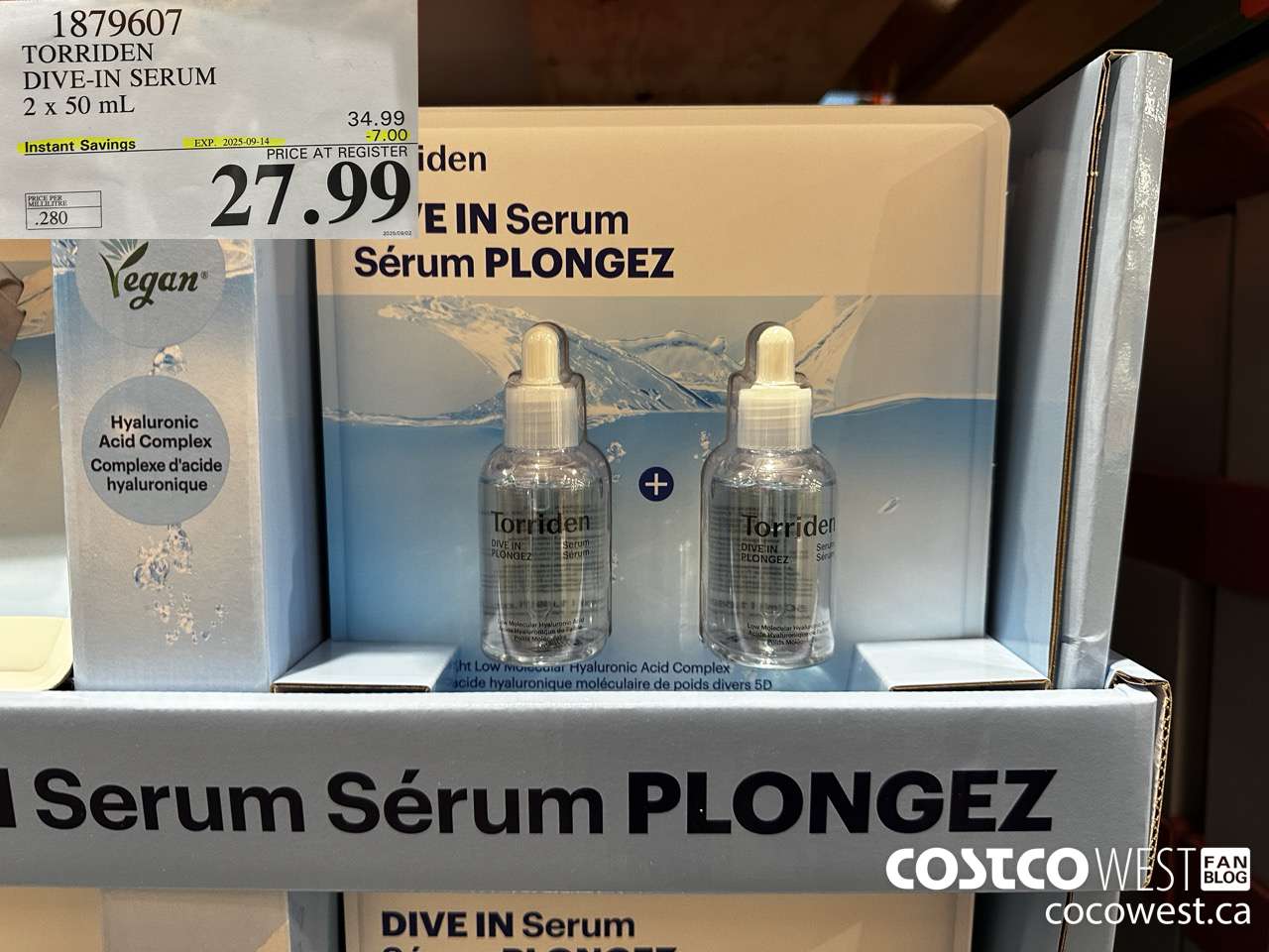 1879607 TORRIDEN DIVE-IN SERUM 2 X 50ML ($7.00 INSTANT SAVINGS EXPIRES ON 2025-09-14) $27.99