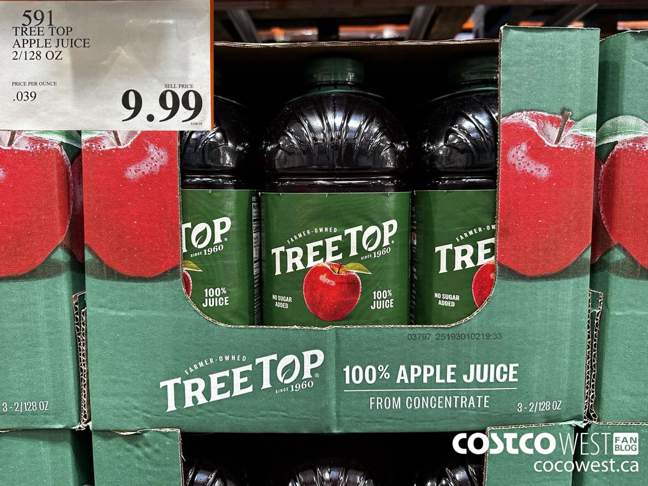 591 TREE TOP APPLE JUICE 2/128 OZ  $9.99
