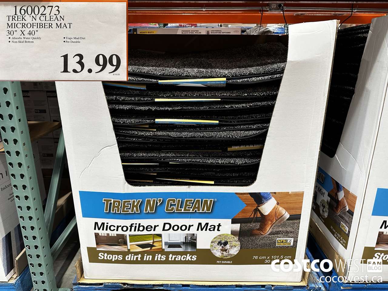 1600273 TREK 'N CLEAN MICROFIBER MAT 30