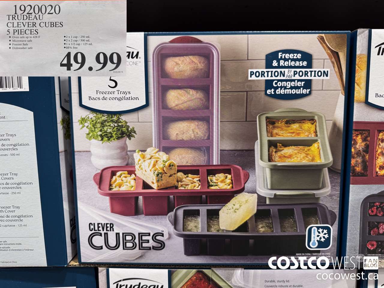 1920020 TRUDEAU CLEVER CUBES 5 PIECES $49.99