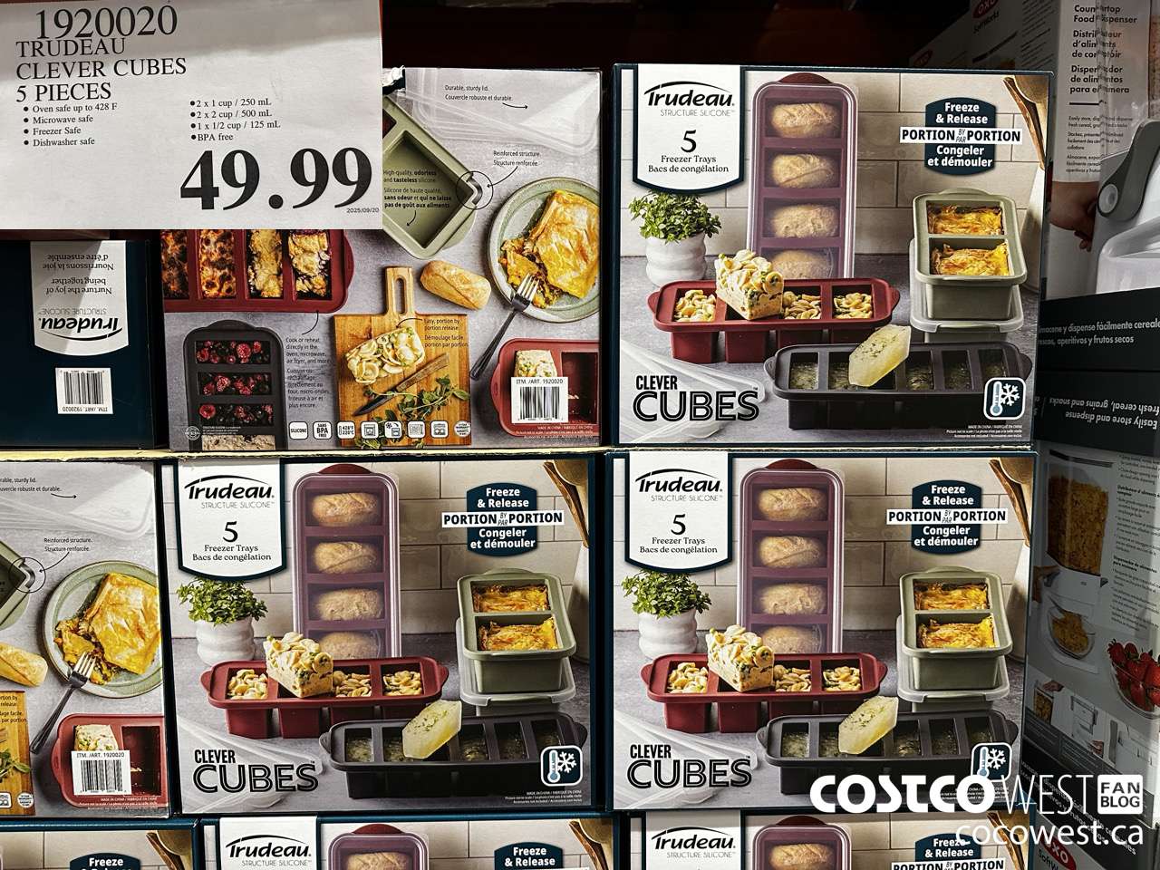 1920020 TRUDEAU CLEVER CUBES 5 PIECES $49.99