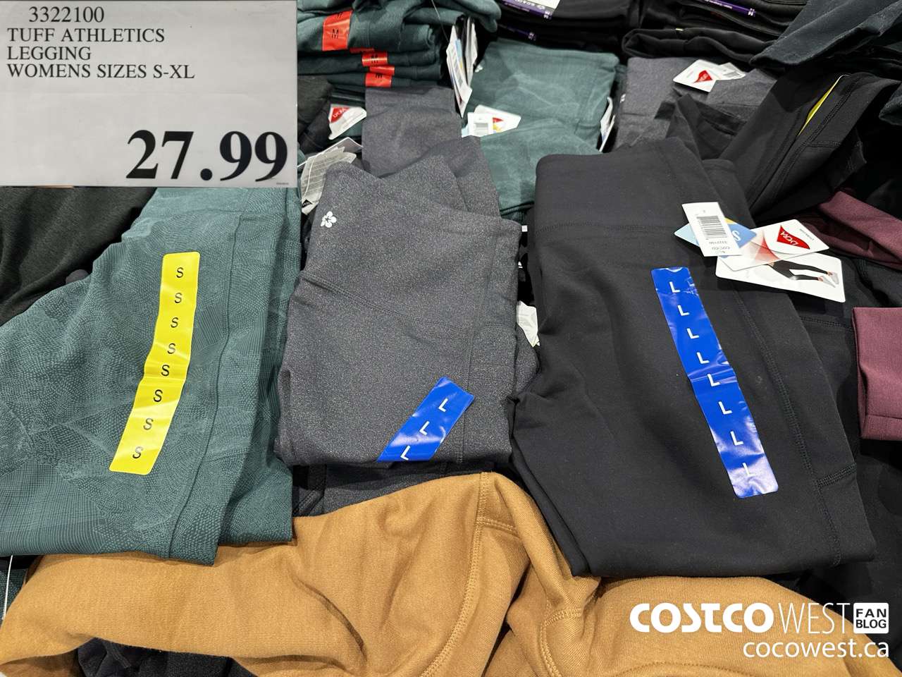 3322100 TUFF ATHLETICS LEGGING LADIES SIZES S-XL $27.99