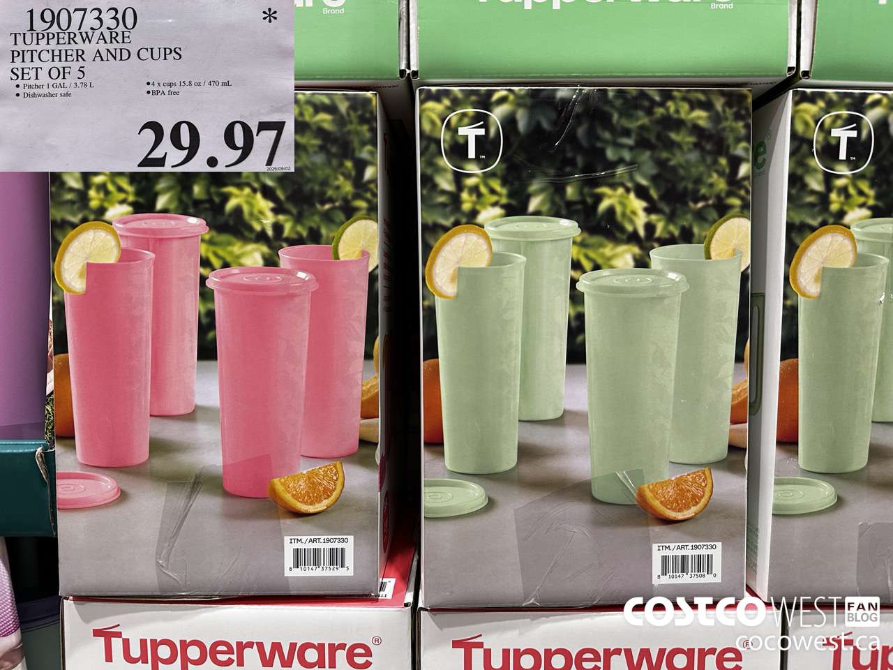 1907330 TUPPERWARE PITCHER AND CUPS SET OF 5 $29.97