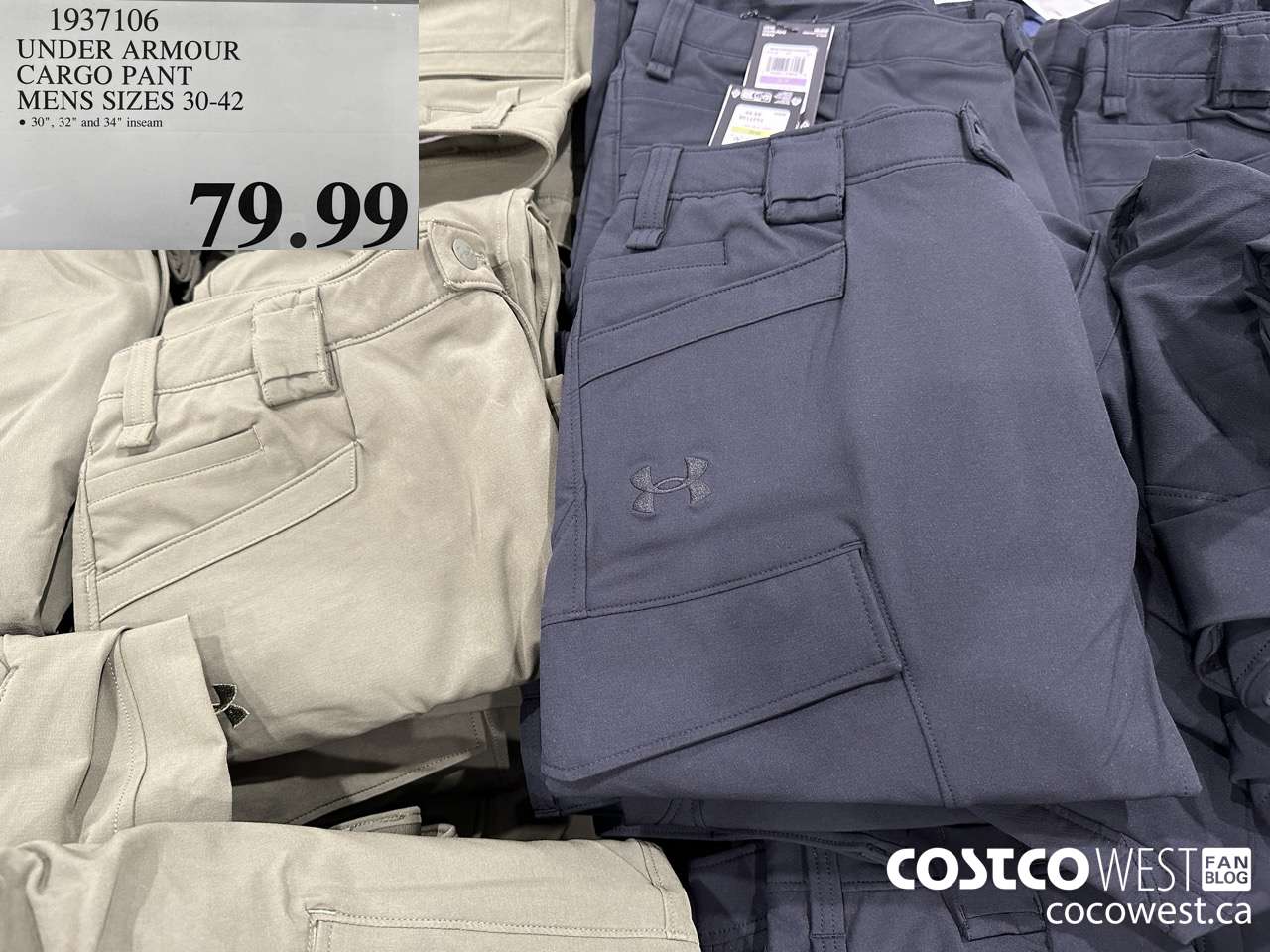 1937106 UNDER ARMOUR CARGO PANT MENS SIZES 30-42 $79.99