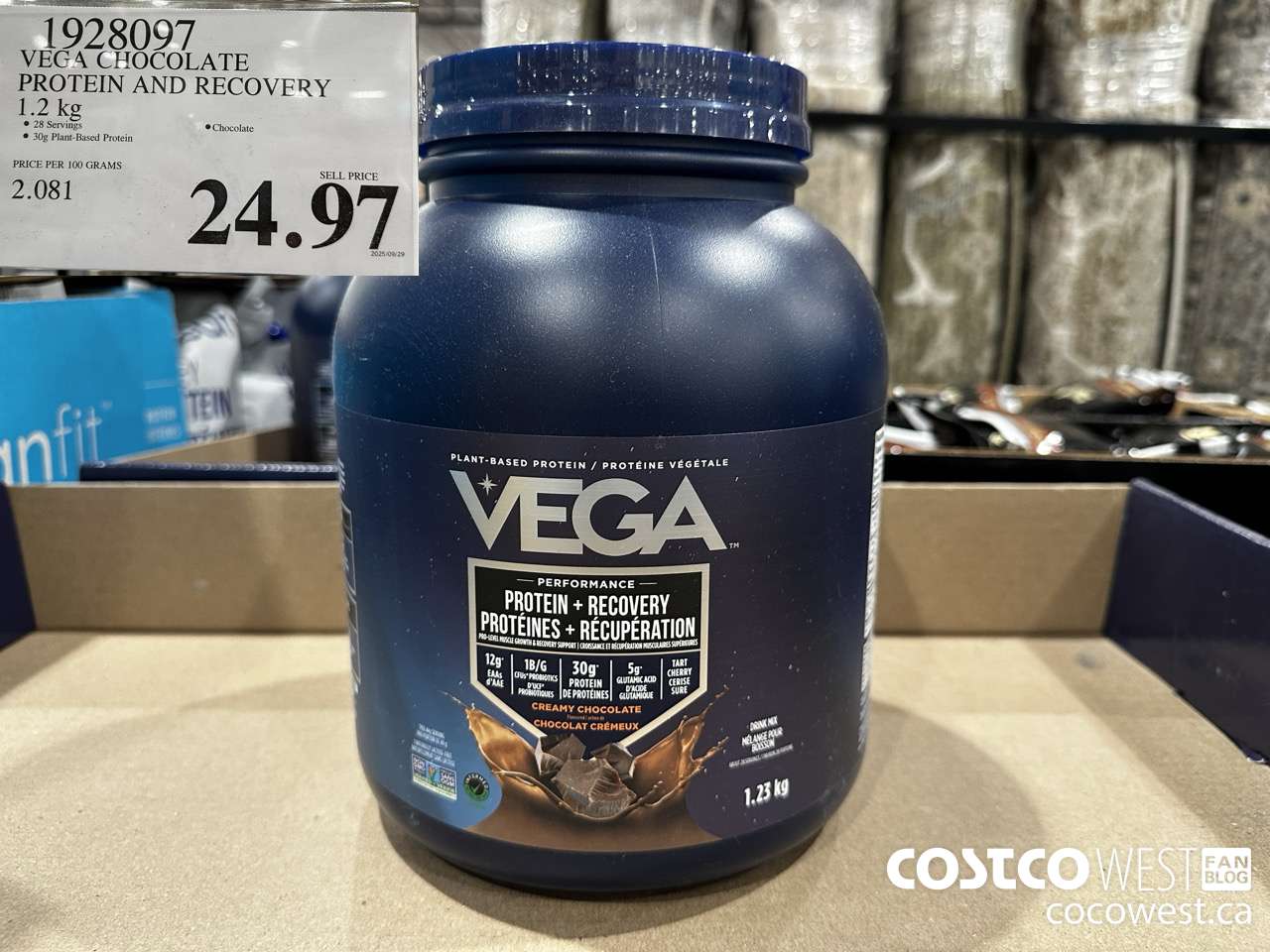 1928097 VEGA CHOCOLATE PROTEIN AND RECOVERY 1.2 KG $24.97