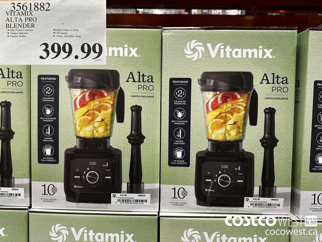 3561882 VITAMIX ALTA PRO BLENDER $399.99