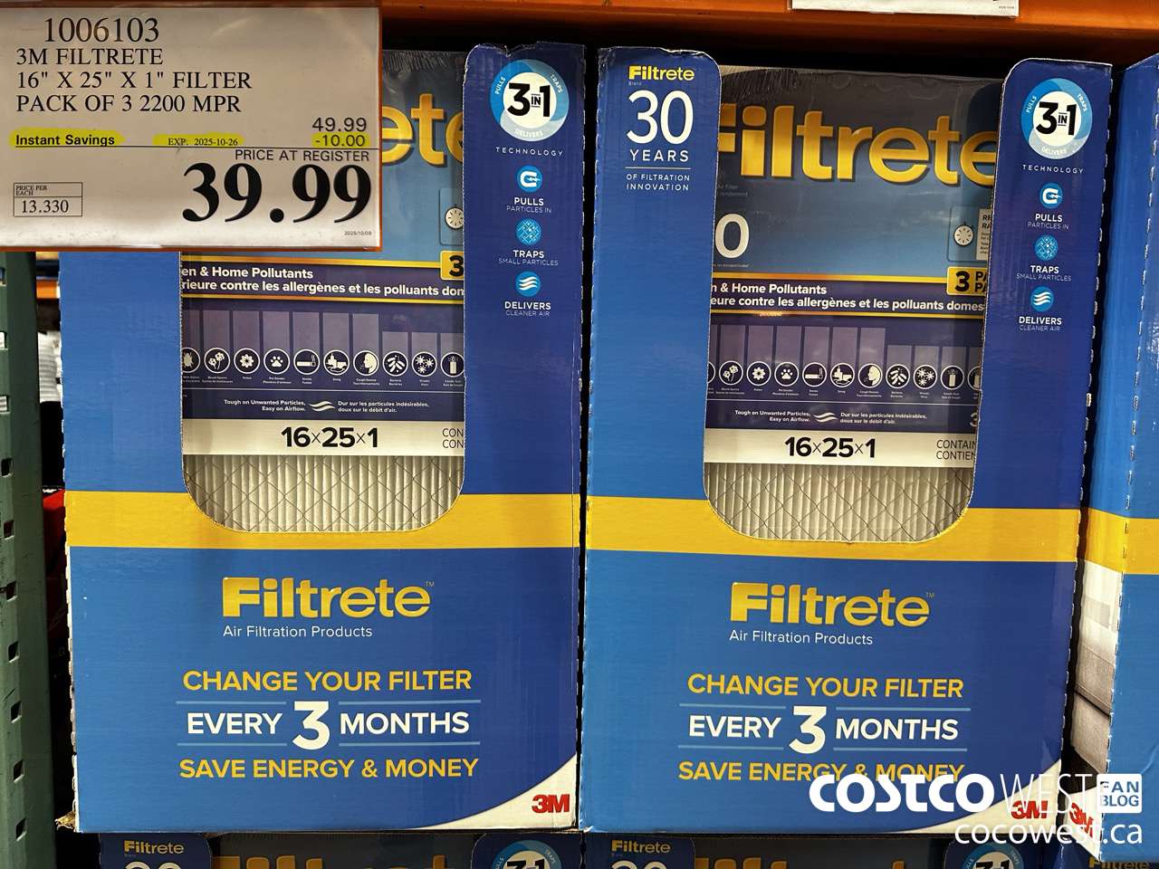 1006103 3M FILTRETE 16