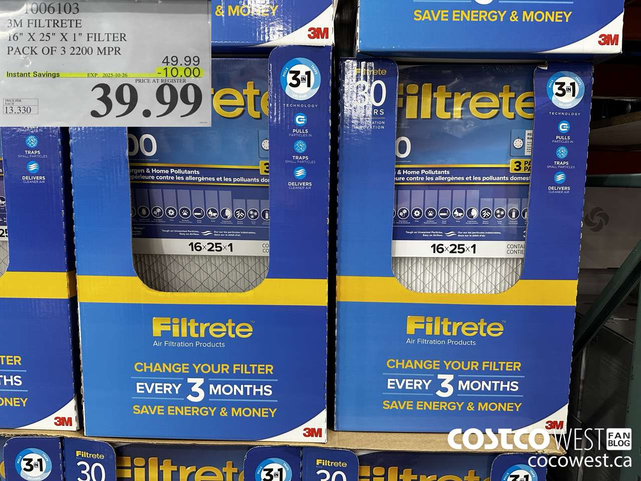 1006103 3M FILTRETE 16