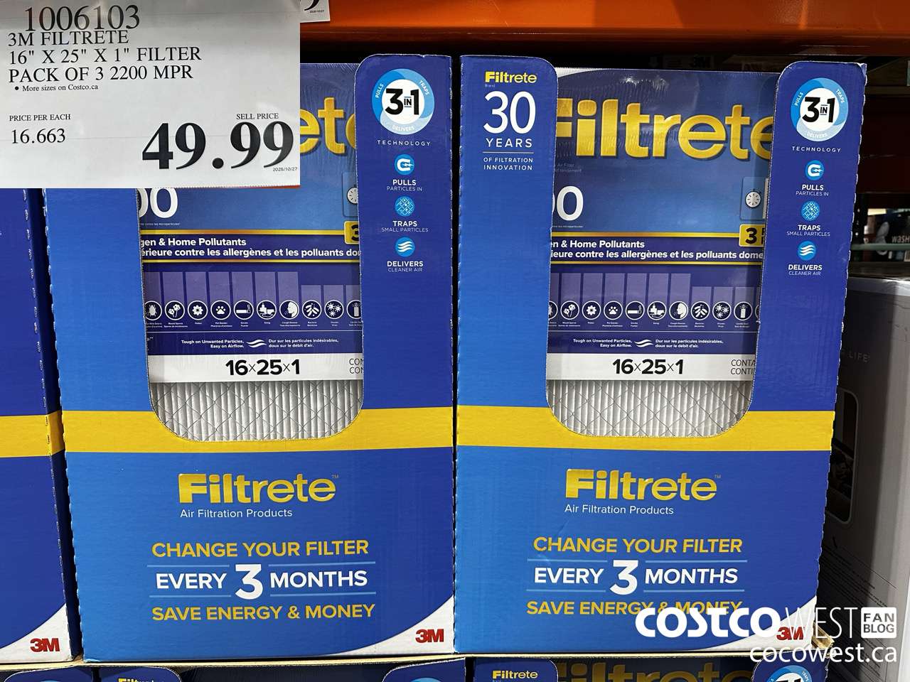 1006103 3M FILTRETE 16