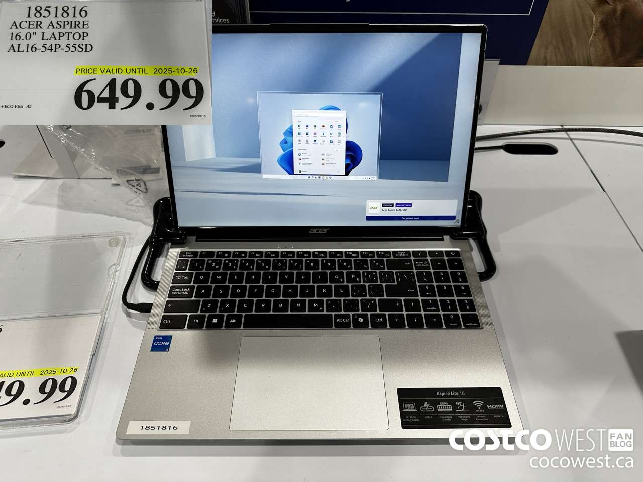 1851816 ACER ASPIRE 16.0