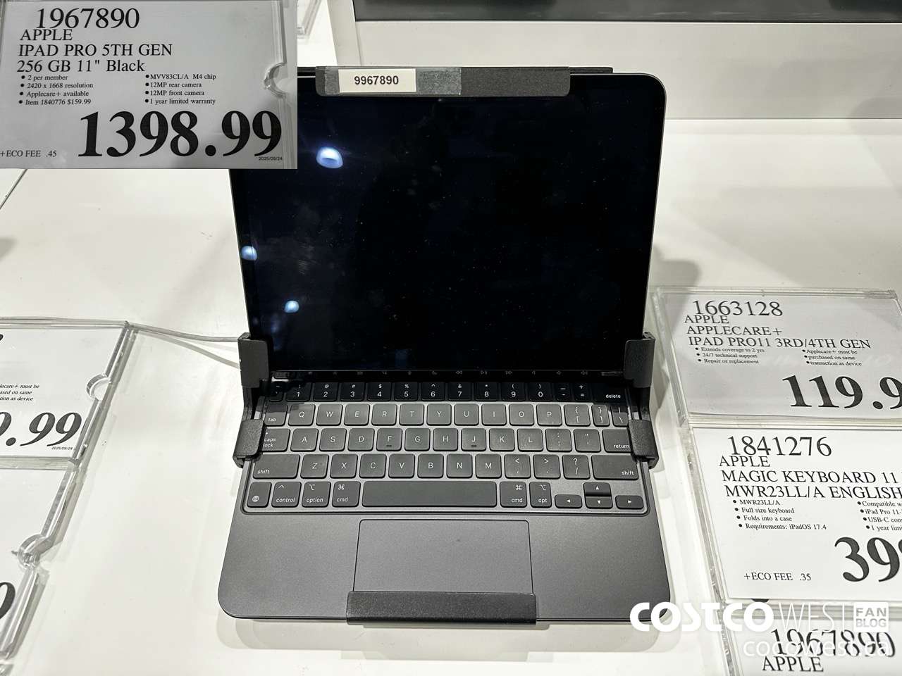 1967890 APPLE IPAD PRO 5TH GEN 256GB 11IN BLACK $1398.99