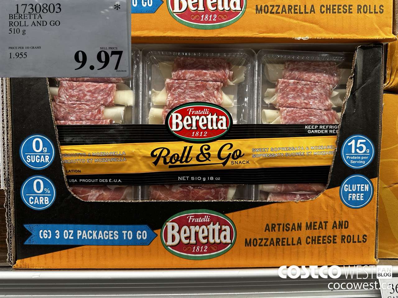 1730803 BERETTA ROLL AND GO 510G $9.97