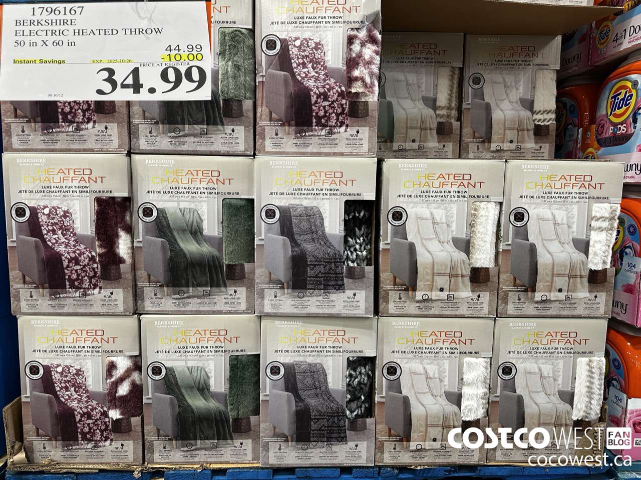 1796167 BERKSHIRE ELECTRIC HEATED THROW 50IN X 60IN ($10.00 INSTANT SAVINGS EXPIRES ON 2025-10-26) $34.99