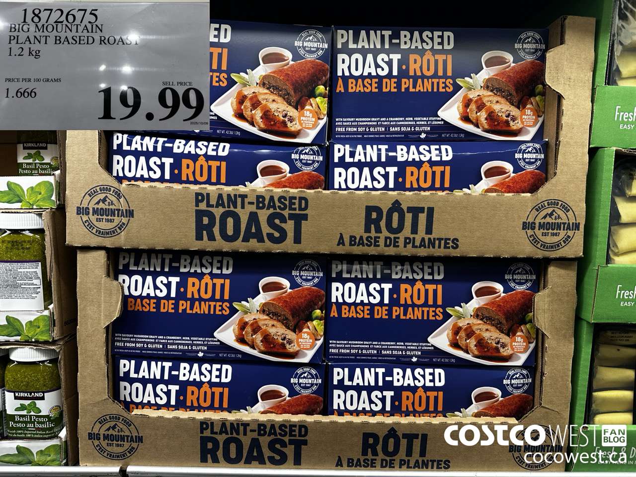 1872675 BIG MOUNTAIN PLANT BASED ROAST 1.2KG $19.99