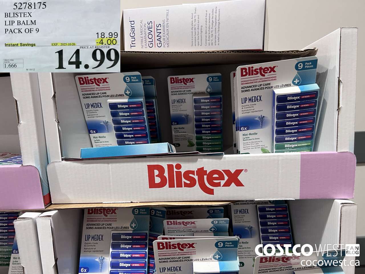 5278175 BLISTEX LIP BALM PACK OF 9 ($4.00 INSTANT SAVINGS EXPIRES ON 2025-10-26) $14.99