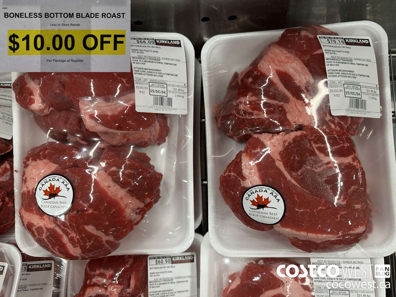 21907 BONELESS BOTTOM BLADE ROAST ($10.00 INSTANT SAVINGS)