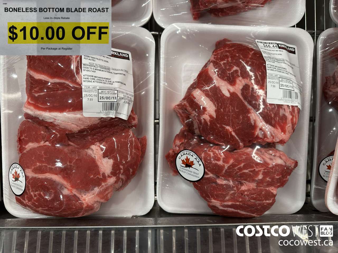 21907 BONELESS BOTTOM BLADE ROAST ($10.00 INSTANT SAVINGS)