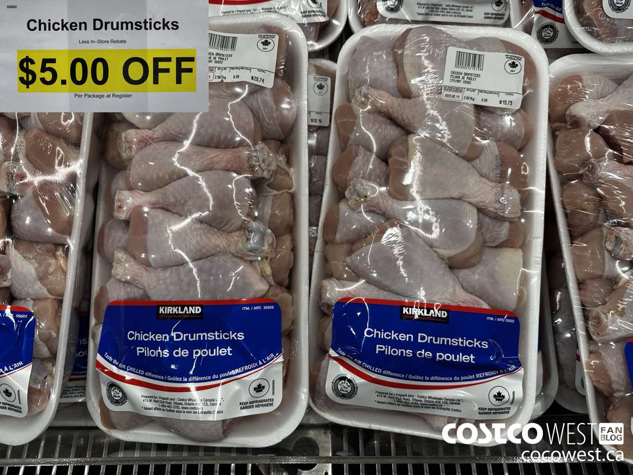 55502 CHICKEN DRUMSTICKS ($5.00 INSTANT SAVINGS)