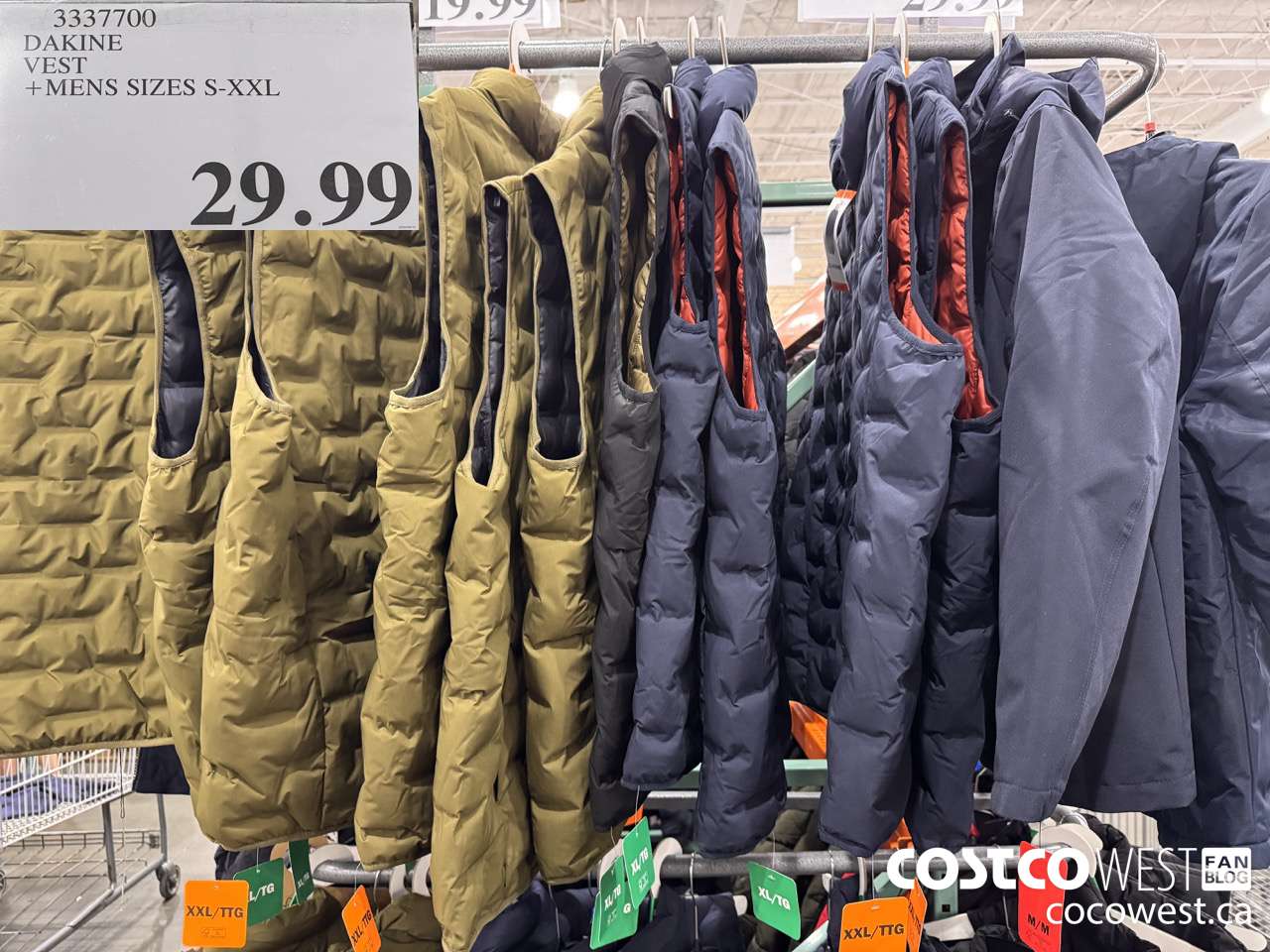 3337700 DAKINE VEST MENS SIZES S-XXL $29.99